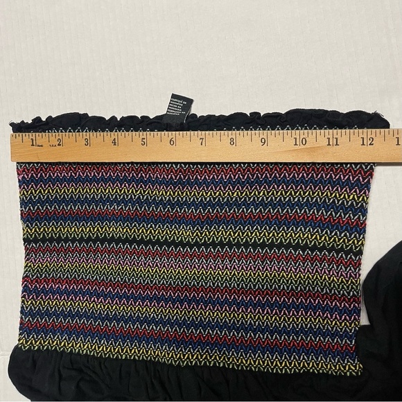 Forever 21 Multicolored Striped Knit Strapless Romper - Picture 8 of 9